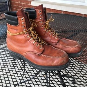 Vintage Red Wing Super Sole Work Boots